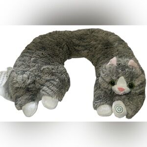 PLUSH CAT NECK MASSAGER VIBRATING NECK PILLOW